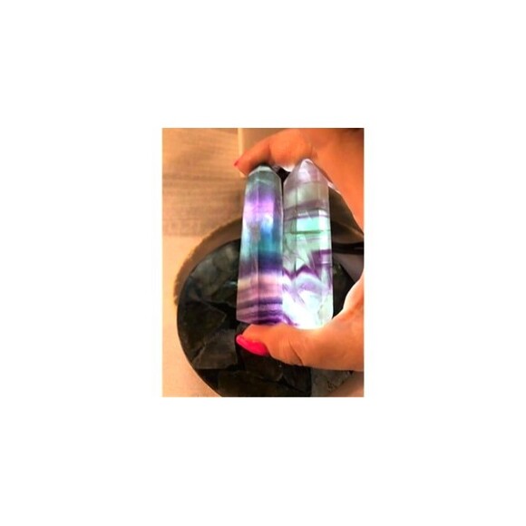 Fluorite Point - 2 each - Picture 1 of 6